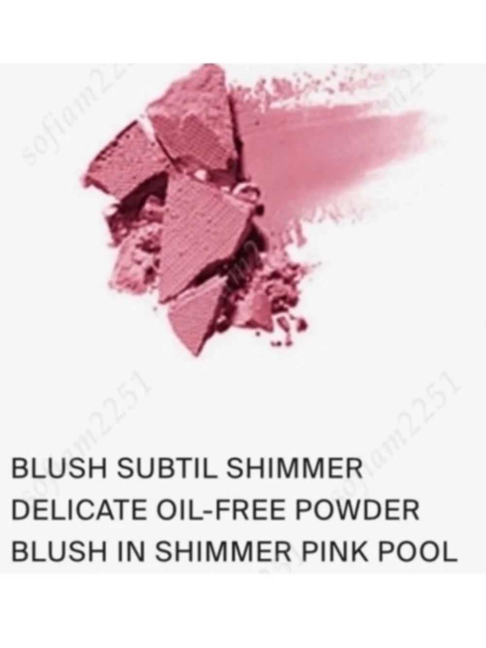 💖NEW!💖Lancôme Shimmer Pink Pool Blush Subtil Delicate Oil-Free Powder Blush NEW!